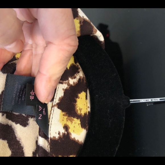 Pink Tartan 100%silk stretch jersey, XS - Picture 3 of 5